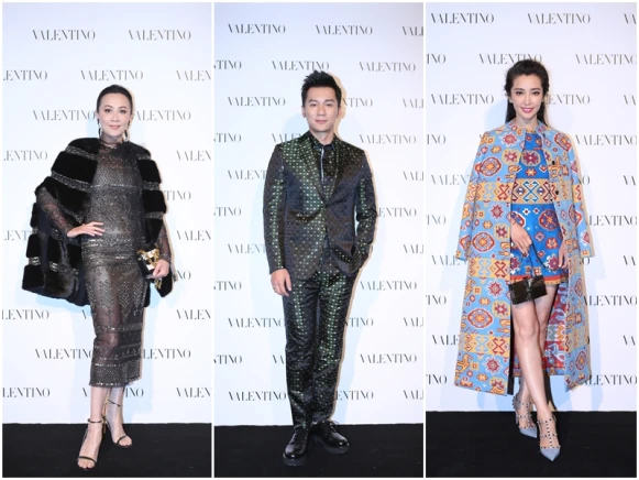 Valentino上海國金中心開新店，劉嘉玲、李冰冰奢華氣質現身