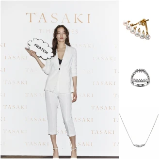 美日混血名模松岡莫娜完美詮釋TASAKI優雅珠寶的反叛