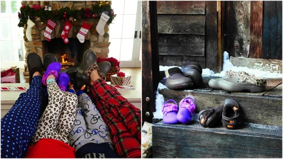 Crocs冬日佳節獻禮！布利岑毛時尚 過冬有豹點