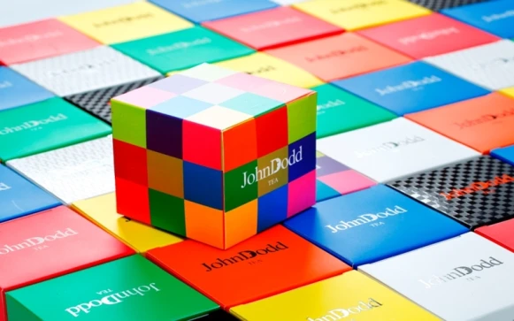 傳統茶葉大玩色彩的魔術方塊