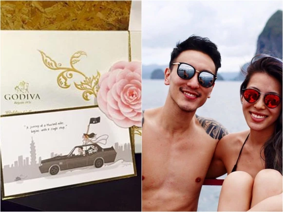 街頭婚照、喜餅浪漫曝光！王陽明、蔡詩芸夢幻澳洲婚禮倒數