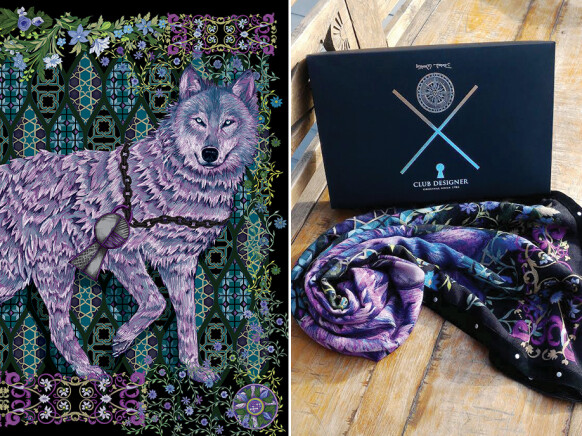 極富冒險家精神的 CLUB DESIGNER X Daniel Wong 聯名絲巾 微風信義開賣