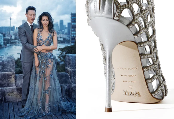 步上幸福的彼端！蔡詩芸、徐若瑄出嫁都穿夢幻鞋牌sergio rossi