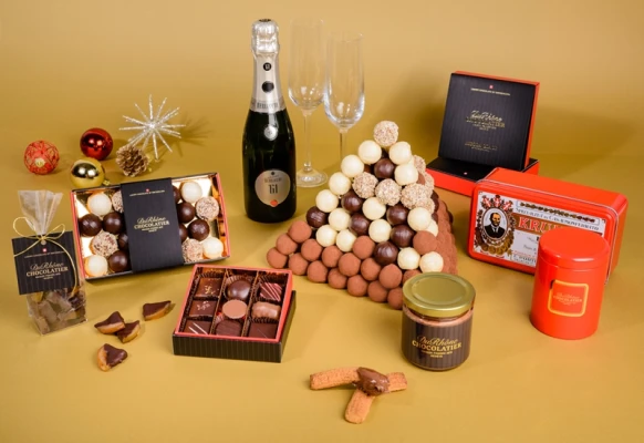 幸福耶誕節！Du Rhône Chocolatier巧克力禮籃