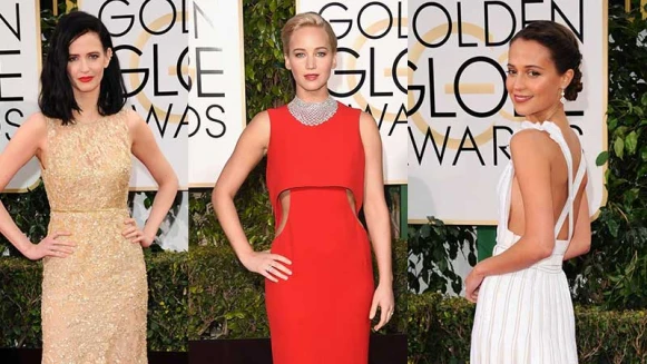 美麗瞬間！第73屆金球獎女星紅毯：金色PK豔色超吸睛