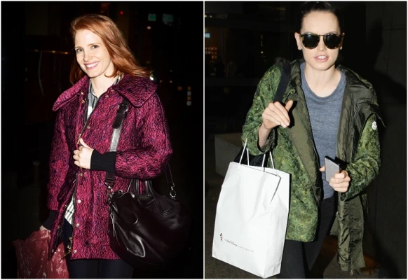 羽絨衣的氣勢回歸！好萊塢女星都在迷金屬色澤羽絨衣