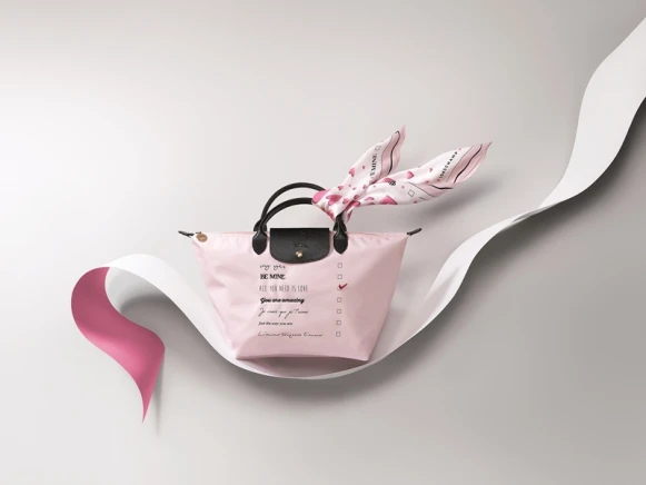 自己打勾才有心！Longchamp化身邱比特為你發送粉紅誓言直達心底