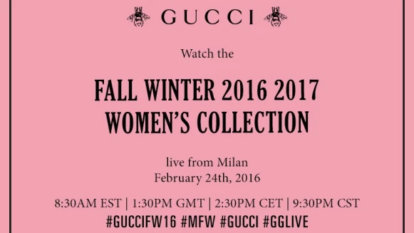 【米蘭時裝週Live】GUCCI秋冬女裝大秀倒數：2月24日晚間10點半正式登場！