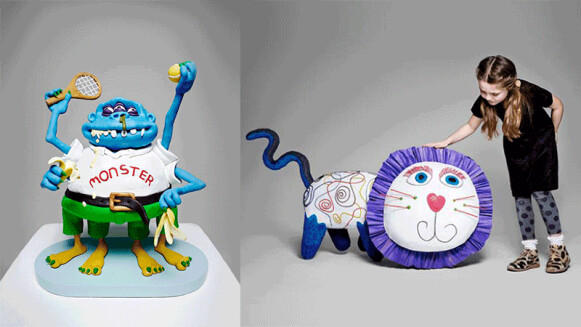 毛毛大恐龍、三眼粉紅少女！英國設計師巧手，讓孩子的幻想朋友變成真人！