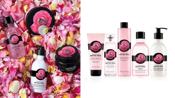 THE BODY SHOP英國玫瑰嫩膚沐浴保養 綻放青春美肌