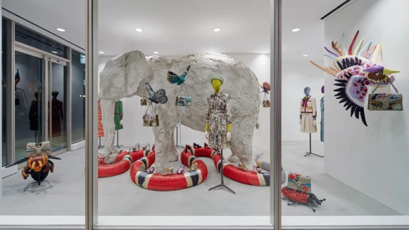 Gucci 再度回到 Dover Street Market 東京銀座店 打造超現實花園