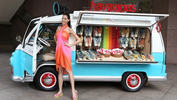 快閃「哈灘車」出動！havaianas環遍全台各大海灘