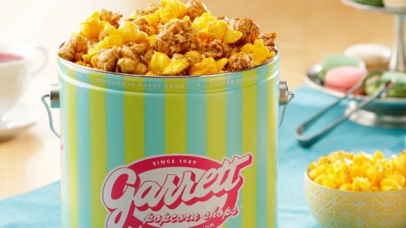 時髦Tiffany藍！Garrett爆米花限量春季一加侖桶成野餐聖品