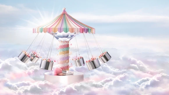 女孩最愛公主風！嬌蘭粉紅木馬限定版蜜粉球夢幻登場