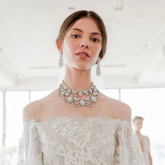 用珠寶點亮婚紗造型