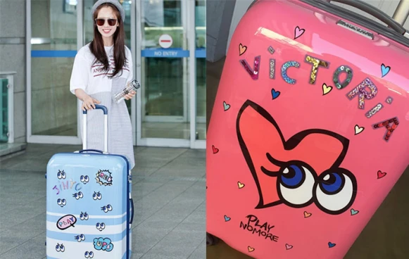 宋智孝也有一個！PLAYNOMORE聯名Samsonite RED推出超萌大眼行李箱