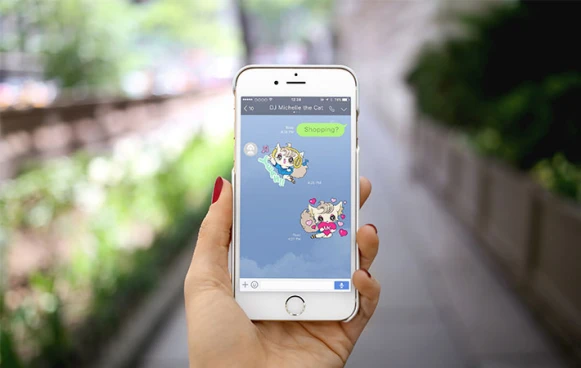 日本限定！Michael Kors推出超可愛貓咪LINE貼圖