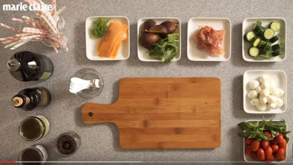 涼感輕食派對，黃瓜鮭魚串/火腿無花果串/番茄起士串 【Cooking Ideas】 