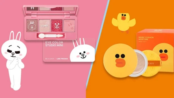 韓妝天后MISSHA x 超萌LINE FRIENDS彩妝系列 屈臣氏集點風暴快跟上！