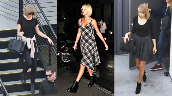 夏天也要黑白灰！從泰勒絲的10套私服穿搭找靈感