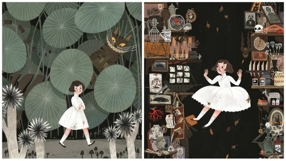 跟插畫家一起掉進絕美的愛麗絲夢遊仙境