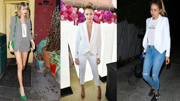 泰勒絲、Gigi Hadid都在穿，快把西裝外套列入你的購物清單吧！