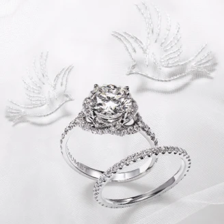 耐人尋味的經典美！盤點圓鑽婚戒