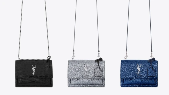 學院風包款變華麗了！Saint Laurent最新Sunset包閃閃動人