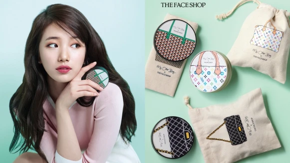 秀智名牌包氣墊粉餅美慘好浮誇！時尚迷也想收的THE FACE SHOP x MY OTHER BAG聯名系列