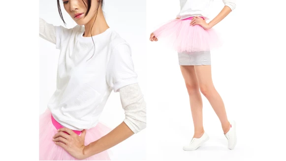 PINK RUN 運動時尚風潮蔓延 Style4：自信粉紅OL