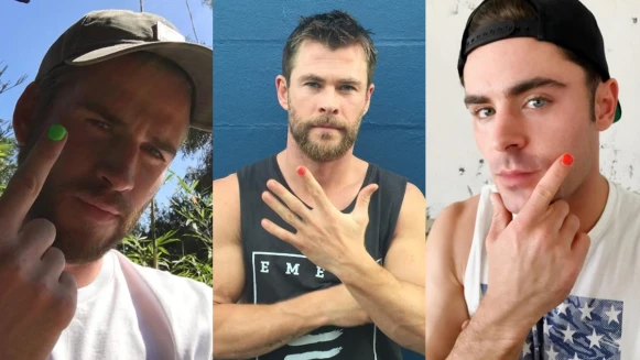 反虐待兒童!男星塗指甲油上傳Instagram呼籲,超Man又暖心