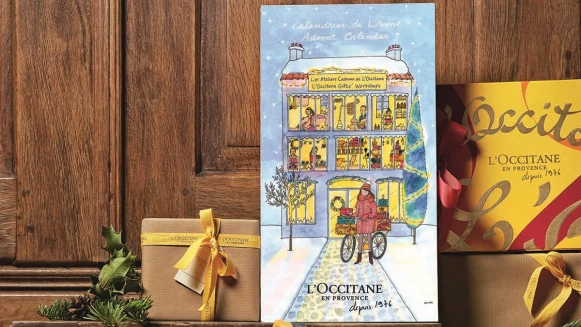 聖誕前夕限定開賣！歐舒丹 x 插畫師聖誕倒數驚喜月曆禮盒