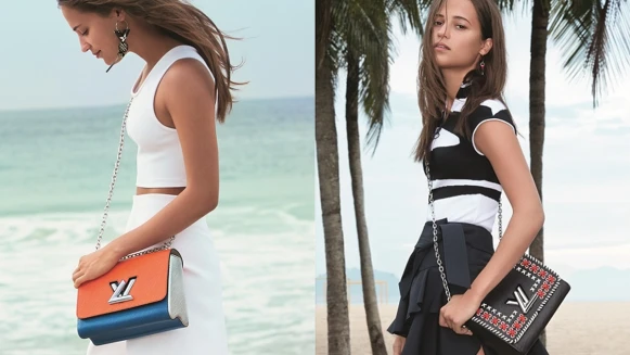 Louis Vuitton早春包款玩皮繩編織！Alicia Vikander隨興詮釋