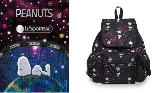 超萌Peanuts X LeSportsac冬季聯名，帶妳和Snoopy漫遊銀河宇宙