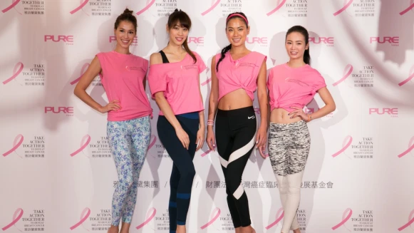 王麗雅、Akemi、倪雅倫一同繫上粉紅絲帶！力挺雅詩蘭黛Estee lauder乳癌防治宣傳活動