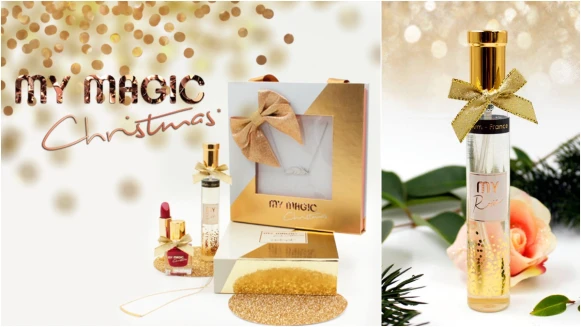 全台限量30組好難搶！試管香水adopt&#039;推出亮粉金瓶聖誕禮盒