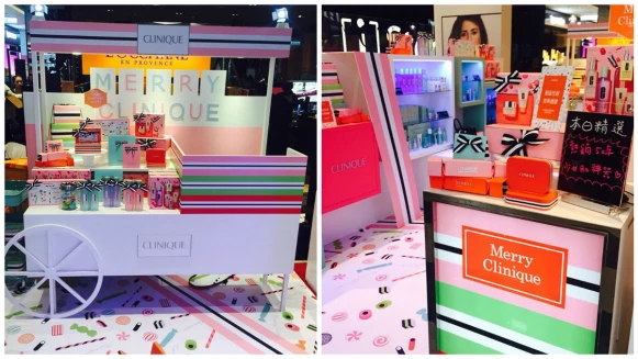 裝滿甜點美妝與禮物的Candy Shop 倩碧聖誕糖果快閃店信義區現身！