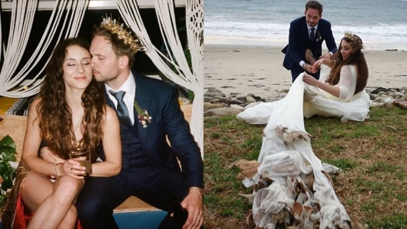 女孩們夢想的戶外婚禮!《美少女的謊言》Troian Bellisario加州海灘浪漫完婚