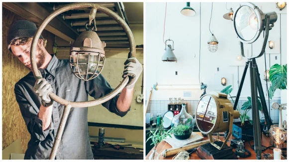 最潮的燈具品牌：從廢墟裡重生老物的Blom &amp; Blom 