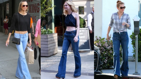 辣腿全靠它～女明星與街拍達人的心頭好 – 百搭喇叭褲！