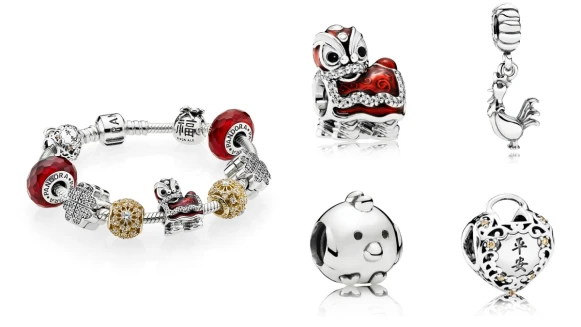 2017的必備幸運物！俏皮金雞、傳統舞獅… PANDORA農曆新年系列