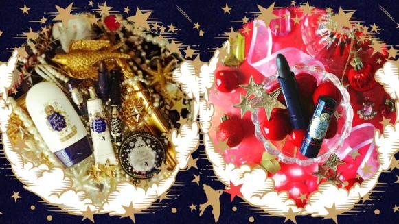 魔幻星空感的黑色唇膏抹出超水潤酒紅唇！戀愛魔鏡新推出「星空限定」彩妝太夢幻啦