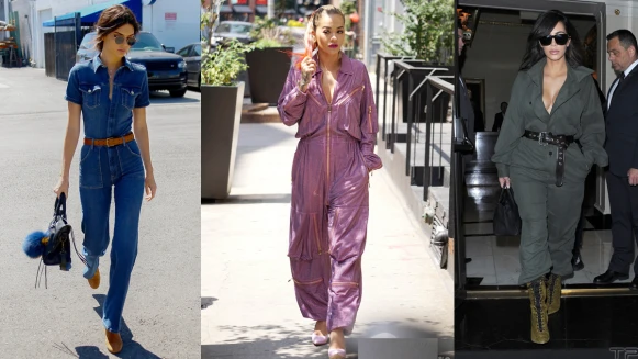 Kendall Jenner穿出隨性，Rita ora穿出霸氣～連身褲裝時髦好搭，你的衣櫃進貨沒？
