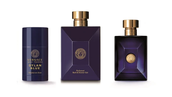 VERSACE全新「Dylan Blue狄倫正藍男性淡香水」，獨特個性香調充滿的時尚未來感