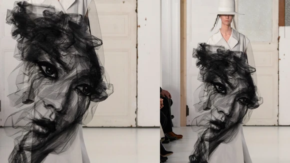 宛如電影特效的訂製服，Maison Margiela 2017 高訂系列。