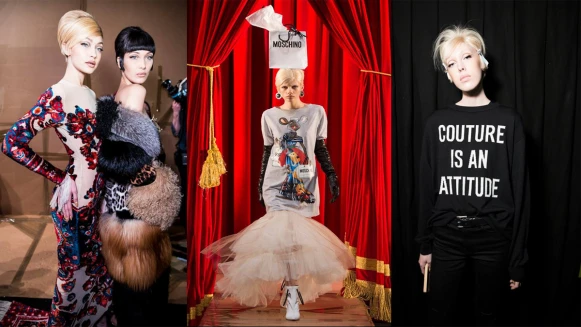 【米蘭時裝週】Moschino 2017秋冬大秀，捕鼠夾、垃圾桶穿上身