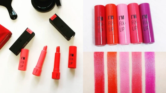 第一支方頭設計的口紅！集潤唇膏+唇膏+唇釉三種特質於一身！I'M MEME我愛大膽玩色唇膏一整組都想直接包下