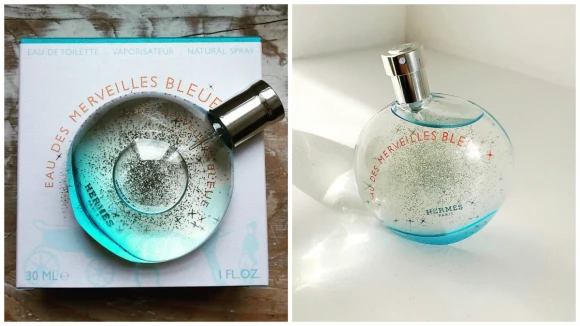 最美的魔法瓶，如海面閃動著鑽石的光芒，Hermes 藍色橘彩星光淡香水喚起度假魂