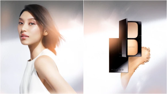 粉餅也能有鏡面光感！SUQQU這款晶采光感粉餅，完妝後肌膚居然看起來更年輕