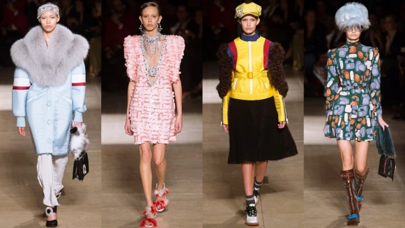 【巴黎時裝週】毛茸皮草玩出少女心！MIU MIU秋冬秀場開啟鮮艷顏色搭配秀